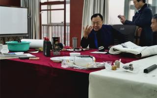 王院长建华赴山东普阳集团与书法爱好者座谈交流