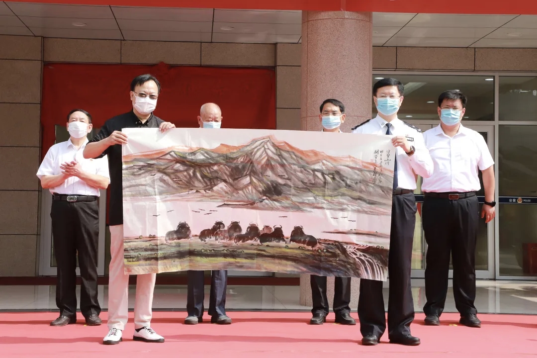 生日快乐|莱芜分局举办莱芜公安建局82周年系列庆祝活动-第7张图片-中青华夏书画院