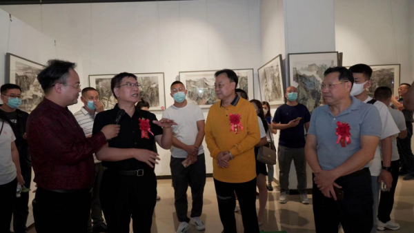 【荣宝斋画院美术馆】《春华秋实》张跃进山水艺术展在荣宝斋画院隆重开幕-第1张图片-中青华夏书画院